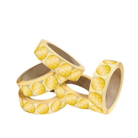 Etiqueta Circular Merry Christmas 1.000uds