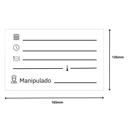 Etiqueta Barquilla 24uds