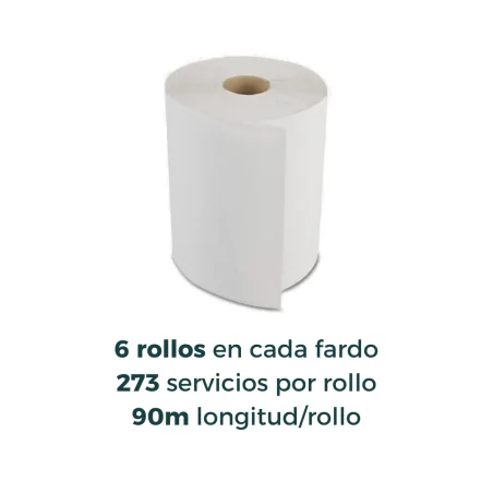 Bobina de Papel Secamanos 6uds