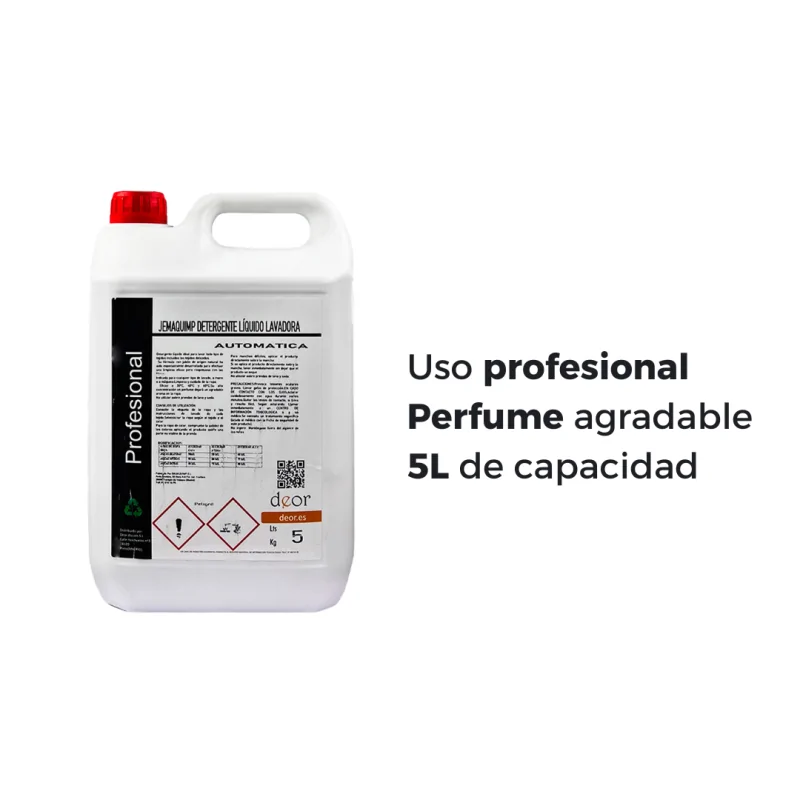Detergente Líquido Para Lavadora 5L
