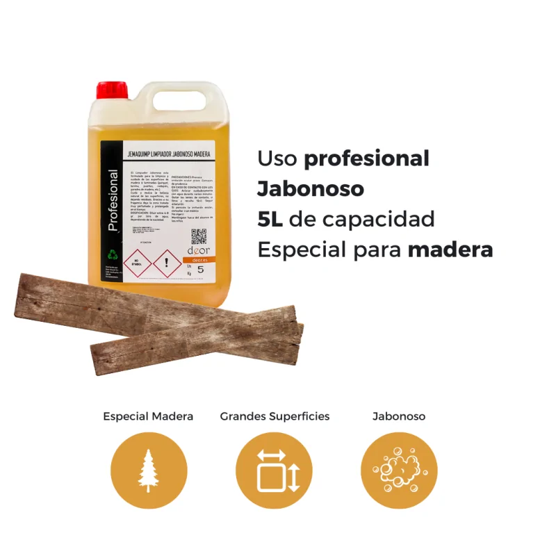 Limpiador Jabonoso Madera 5L