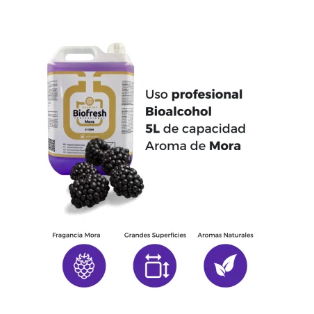 Fregasuelos Bioalcohol Mora 5L