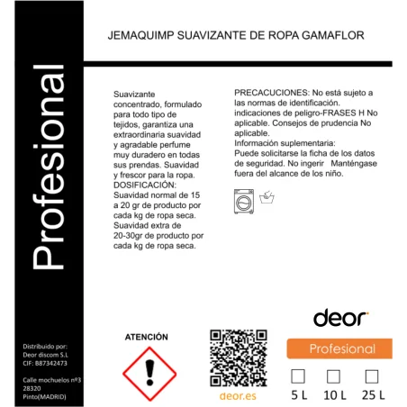 Suavizante de Ropa 5L