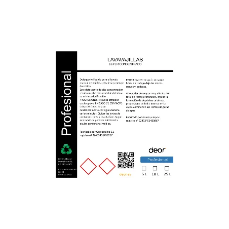 Vajilla Manual Superconcentrado 5L