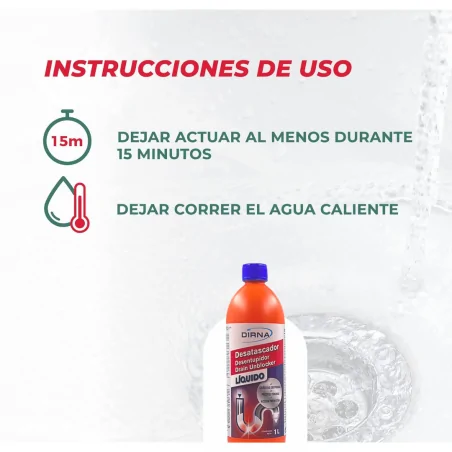 Desatascador Tuberías 1L