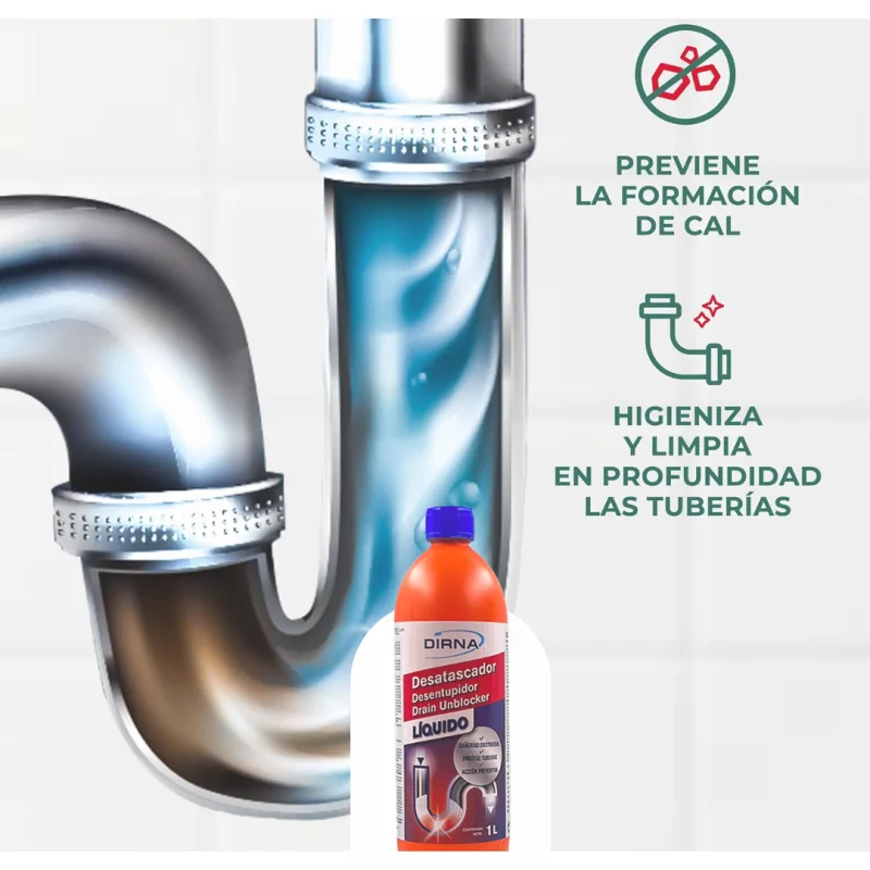 Desatascador Tuberías 1L