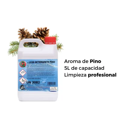 Lejía con Detergente Pino 5L
