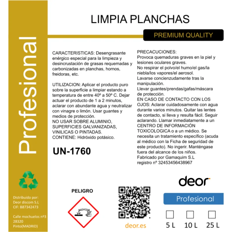 Limpia planchas 6Kg
