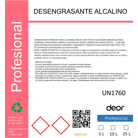 Desengrasante Multiusos Alcalino 5L