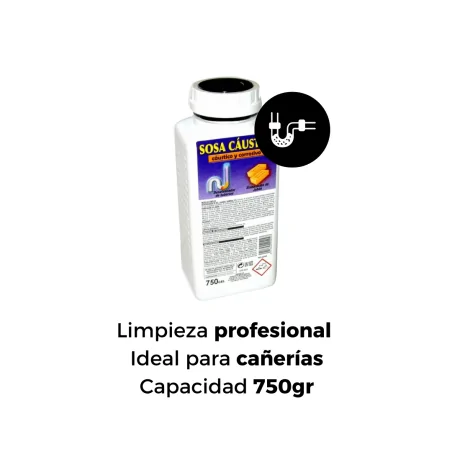 Sosa Cáustica en Escamas 750gr