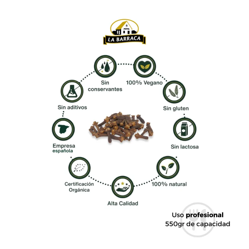 Clavo en Grano 550gr