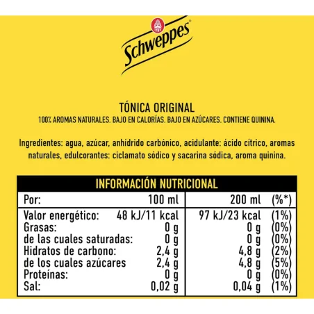 Tónica Schweppes 24 Uds