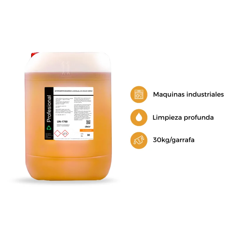 Detergente Máquina Aguas Duras 30kg