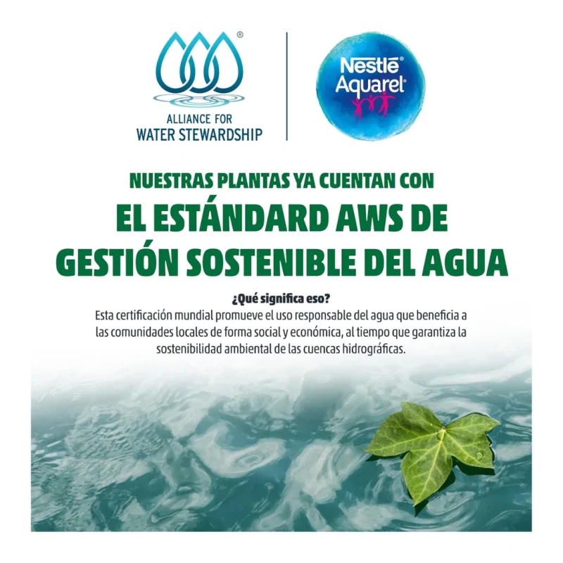 Agua Nestlé Aquarel 0,5L 24Uds
