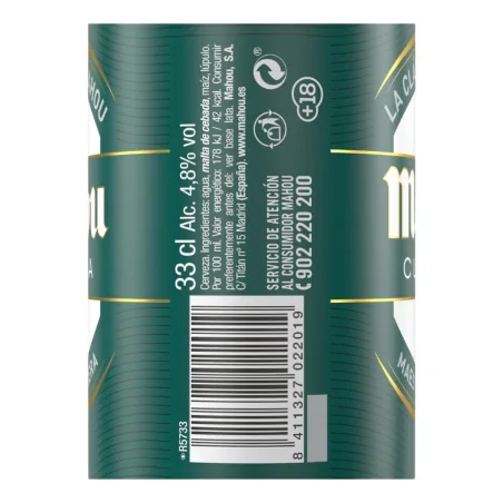 Mahou Clásica 33Cl 24Uds