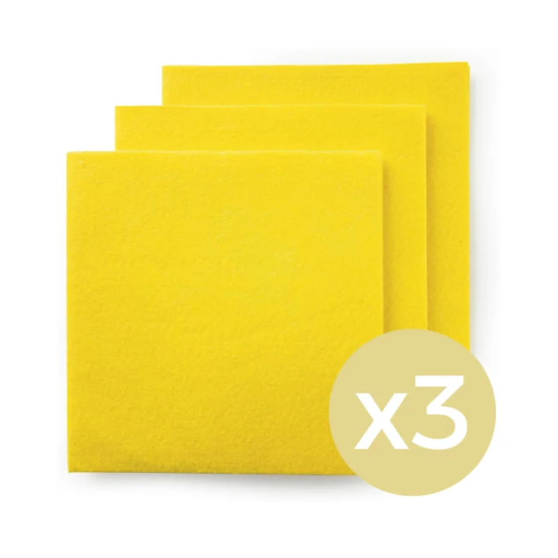 Bayeta Amarilla 3uds