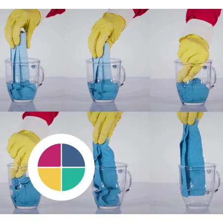 Bayeta Microfibra Colores 4uds