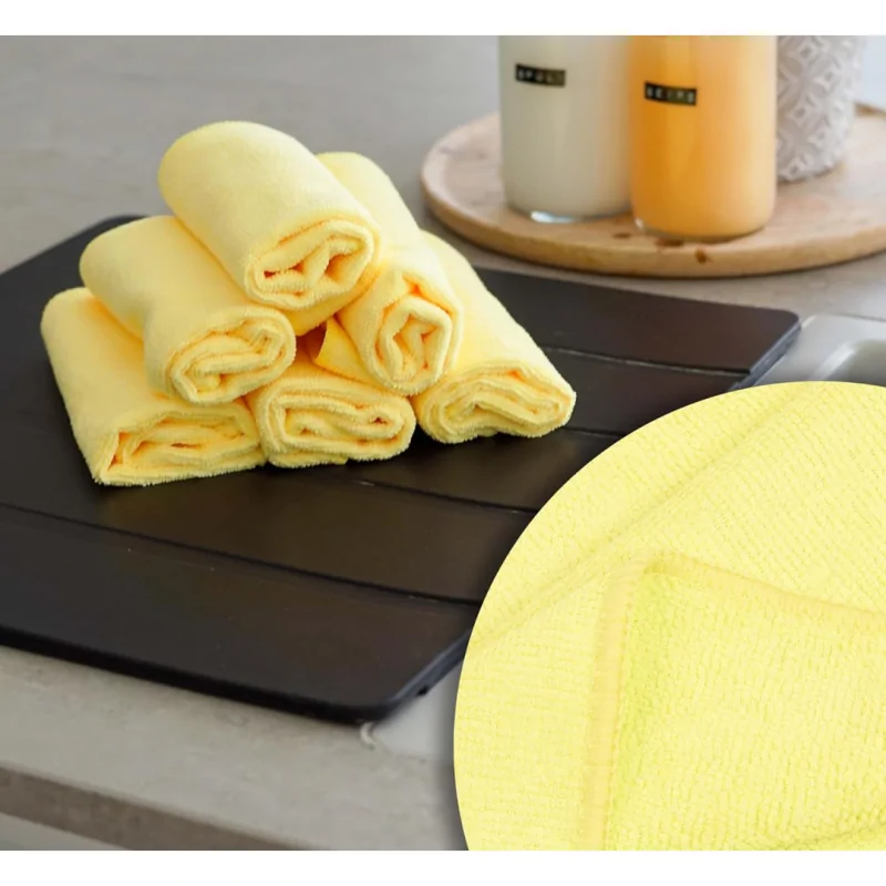 Bayeta Microfibra Amarilla 12uds