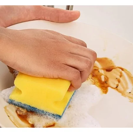 Estropajo con Salvauñas