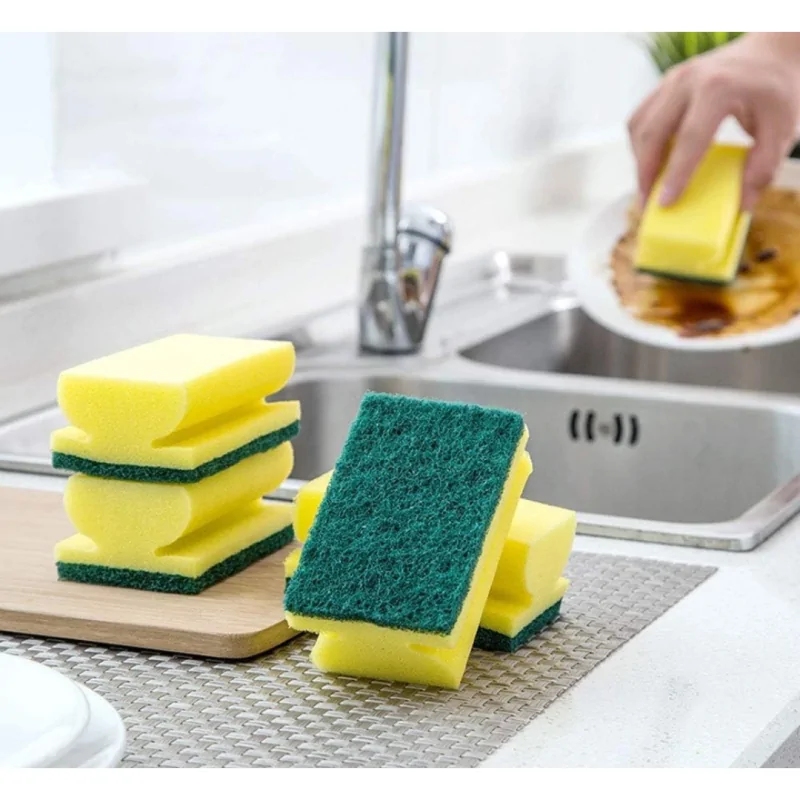 Estropajo con Salvauñas Profesional 6uds