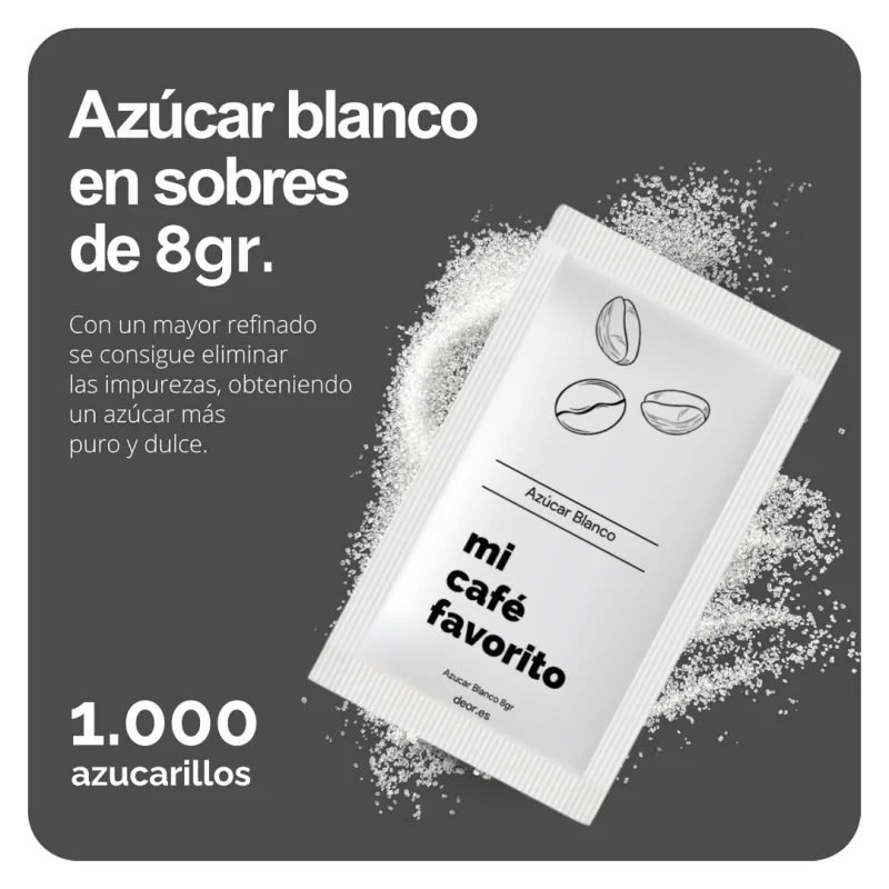 Azúcar Blanco 8gr 1.000uds
