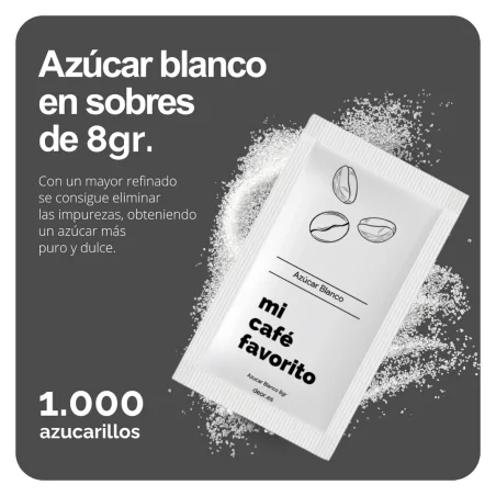 Azúcar Blanco 8gr 1.000uds