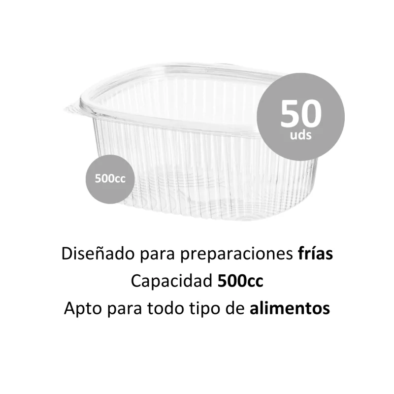 Envase OPS 500cc 50uds