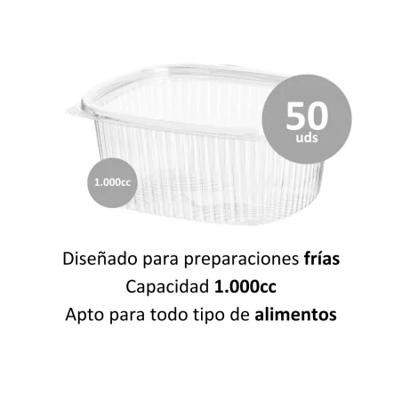 Envase OPS 1.000cc 50uds