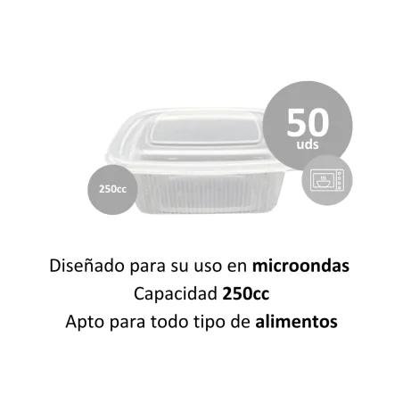 Envase PP 250cc 50uds