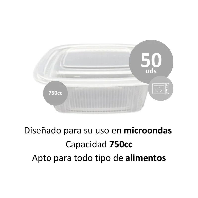 Envase PP 750cc 50uds