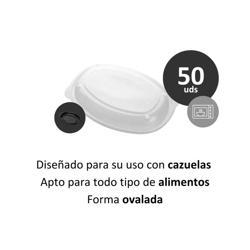 Tapa Cazuela 50Uds
