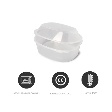 Envase Inyectado Bóveda 2.500cc 40uds