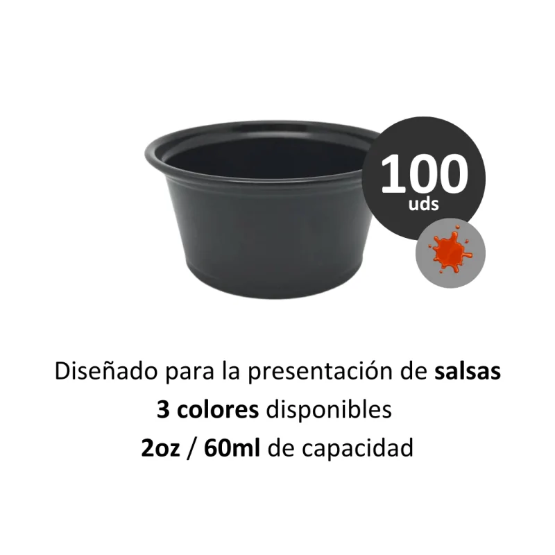 Salsero Negro 100Uds
