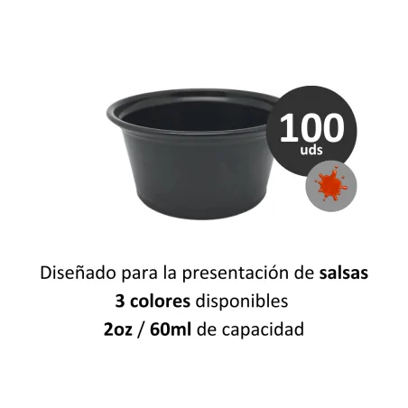 Salsero Negro 100Uds