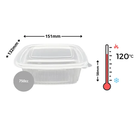 Envase PP 750cc 50uds