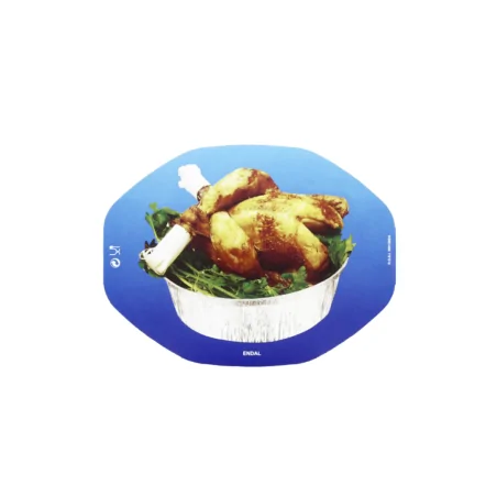 Tapa Envase de Aluminio 2.500cc 125uds