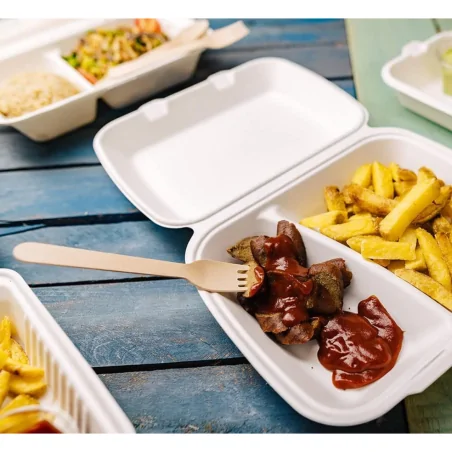 Envase Bio 2 Compartimentos 50 uds