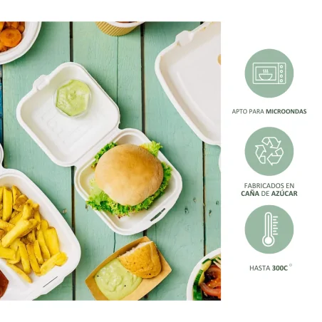 Envase Hamburguesa Bio 50uds