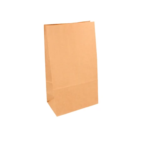 Bolsa de Papel Kraft Americana 12+8x24