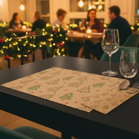 Mantel Papel 30x40 Navidad ECO