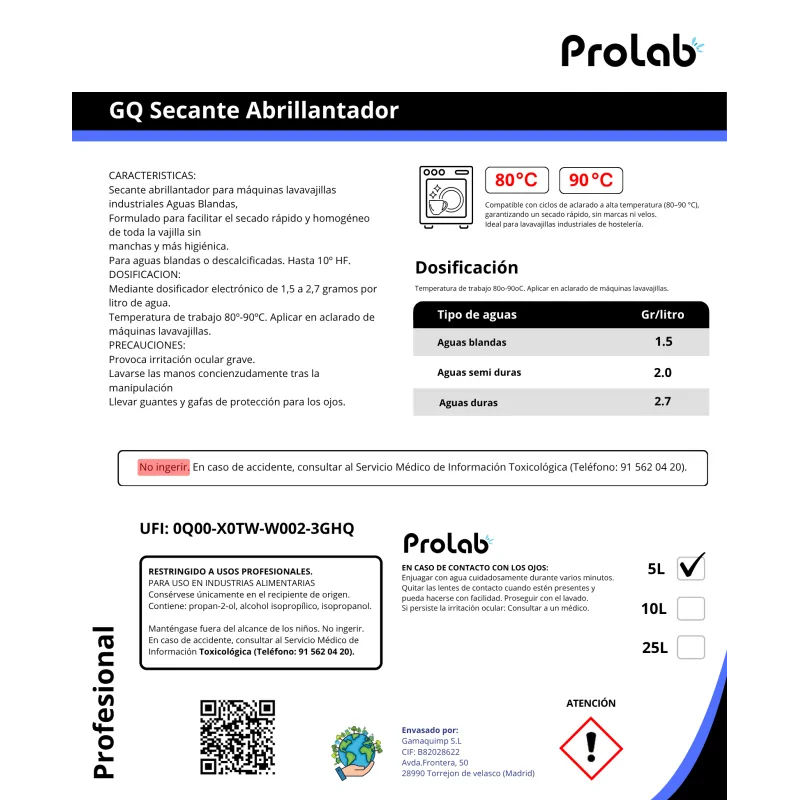 Abrillantador de Máquina 5L