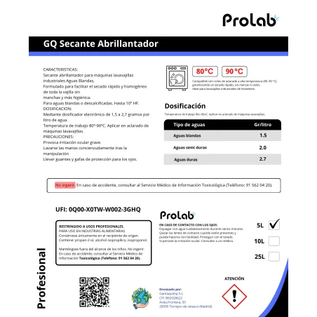 Abrillantador de Máquina 5L