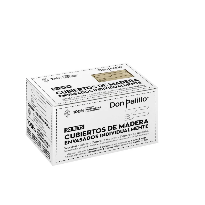 Set 2 Tenedor+Cuchillo 50uds