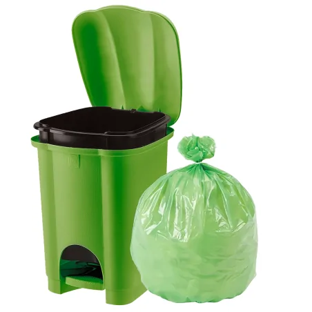 Bolsas de Basura Autocierre Verde Repele Insectos 55x60 15uds