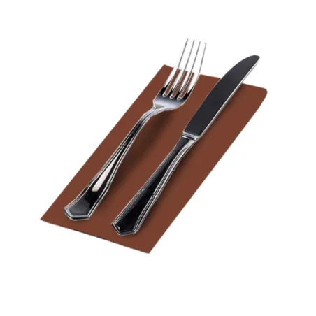 Servilleta Papel 1/8 Chocolate 30Uds