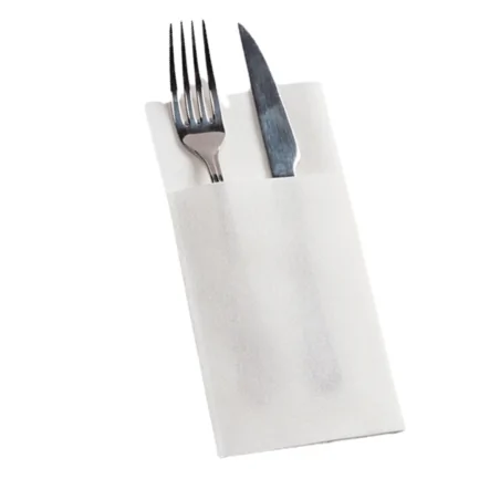 Servilleta Air Laid Kanguro Blanco 30Uds