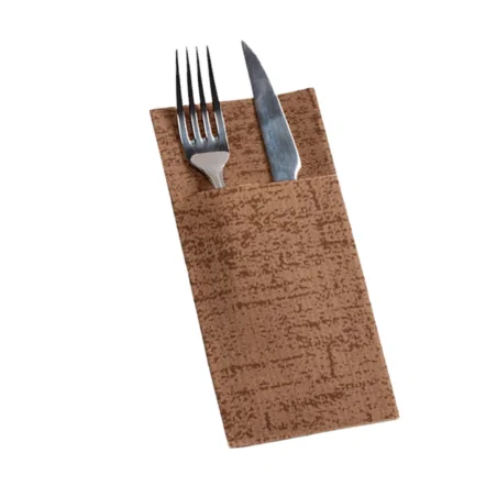 Servilleta Air Laid Kanguro Strauss Marrón 30Uds