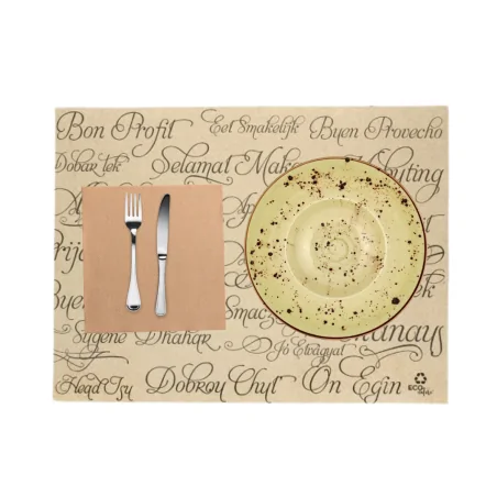 Mantel Papel 30X40 Buen Provecho Eco Nature 500Uds