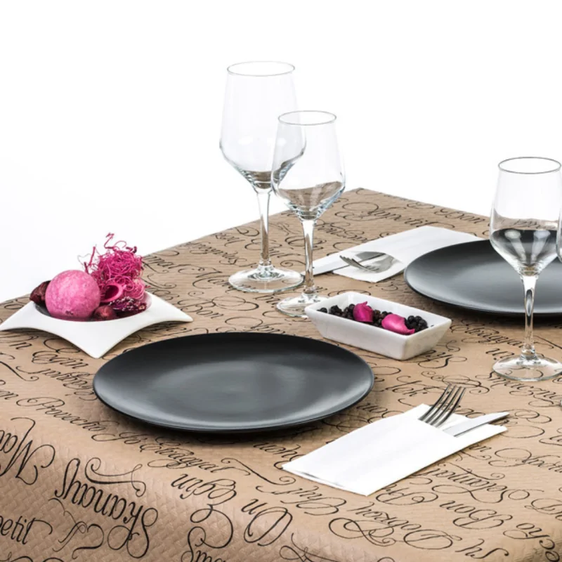 Mantel Papel 100X100 Buen Provecho Eco 100Uds