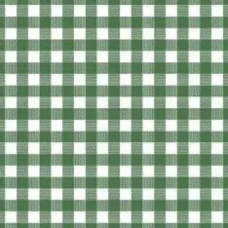 Mantel Papel 100X100 Cuadros Verdes 100Uds
